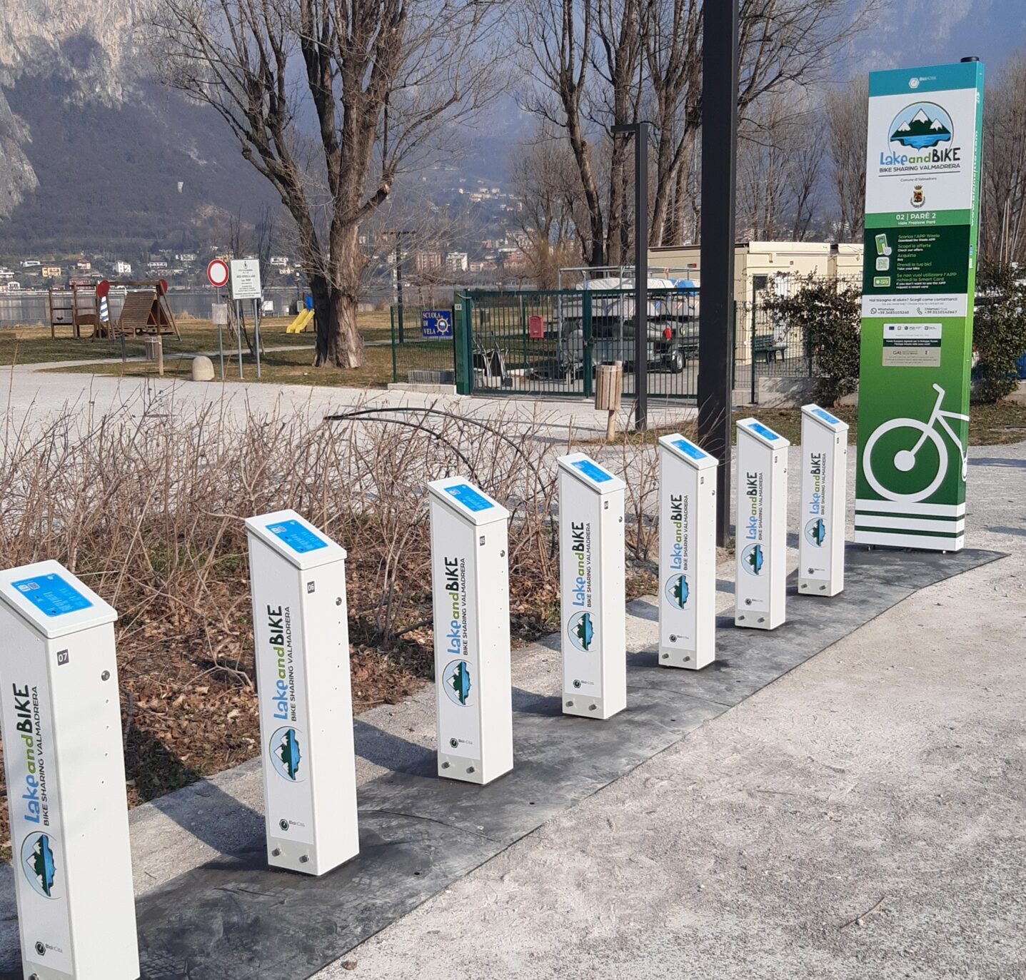 A VALMADRERA NASCONO DUE PIATTAFORME DI BIKE SHARING