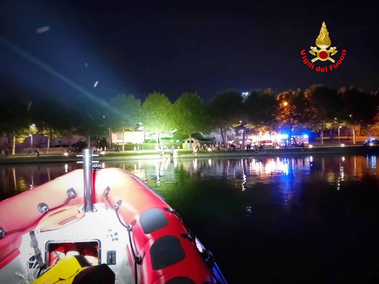 VERCURAGO: RISCHIA DI ANNEGARE, SALVATO