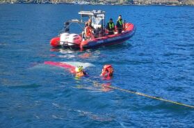 vigili del fuoco paracadute lago pradello