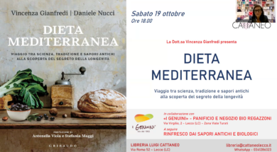 DIETA MEDITERRANEA VINCENZA GIANFREDI