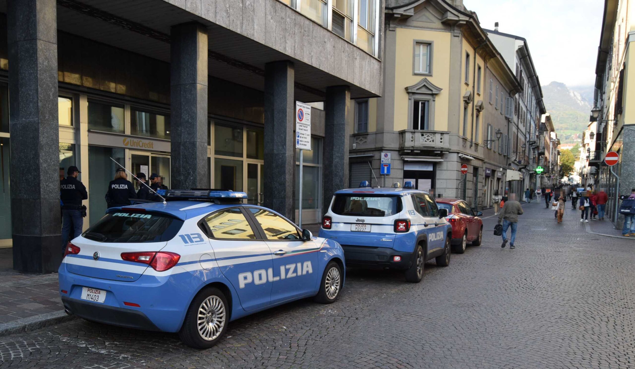 LECCO, CONTROLLI DEL REPARTO PREVENZIONE CRIMINE IN CENTRO: ESPULSIONE PER UN IRREGOLARE