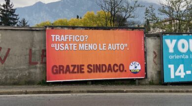 cartello lega contro il sindaco