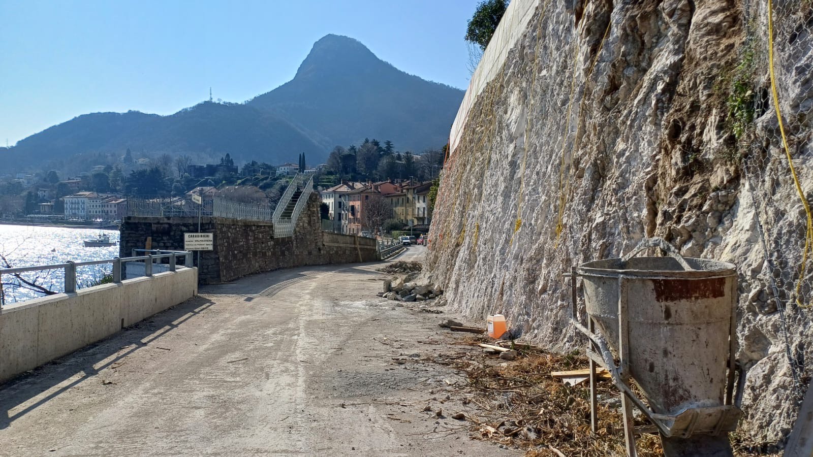 PROSEGUONO I LAVORI SULLA SP 583 LECCO-BELLAGIO