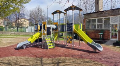 Nuova struttura gioco Scuola Infanzia Paolo VI