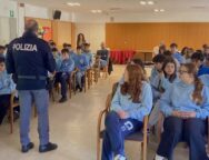 un momento dell’incontro con l’ ispettore Pietro Aiello