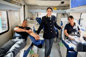 giornata donatori sangue, polizia di stato lecco