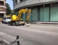 lavori via volta Teleriscaldamento