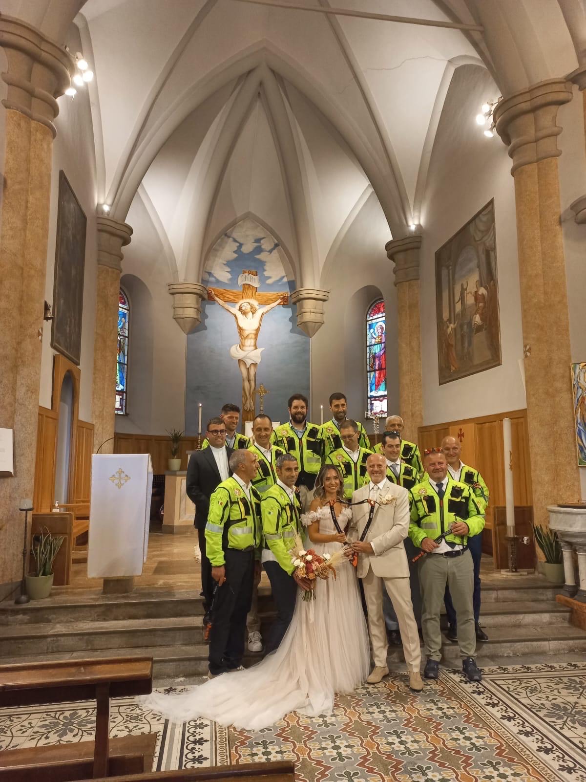 ANTONIO POMONI E MANUELA SPOSI, IL SOCCORSO ALPINO LI FESTEGGIA