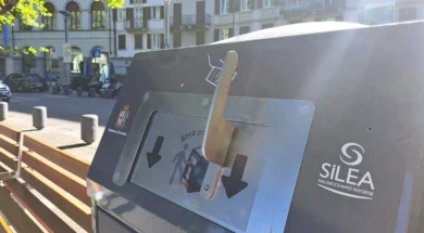 smart bin lungolago lecco