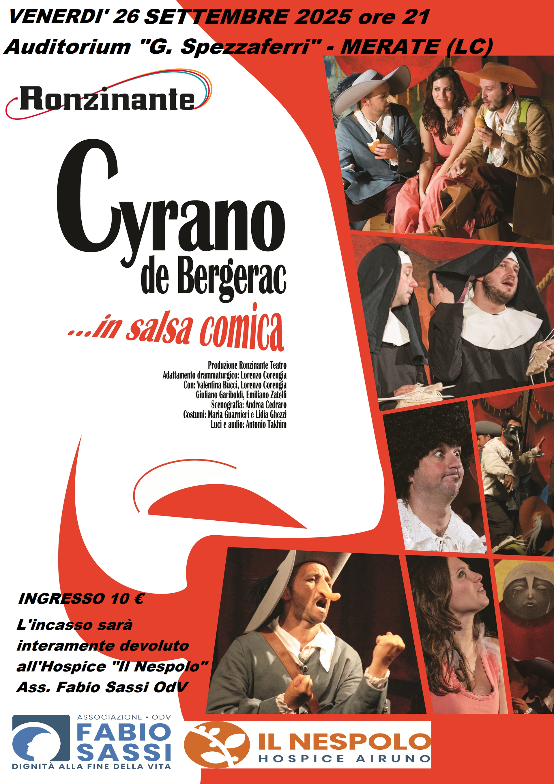 CYRANO BENEFICO PER LA FABIO SASSI E L’HOSPICE