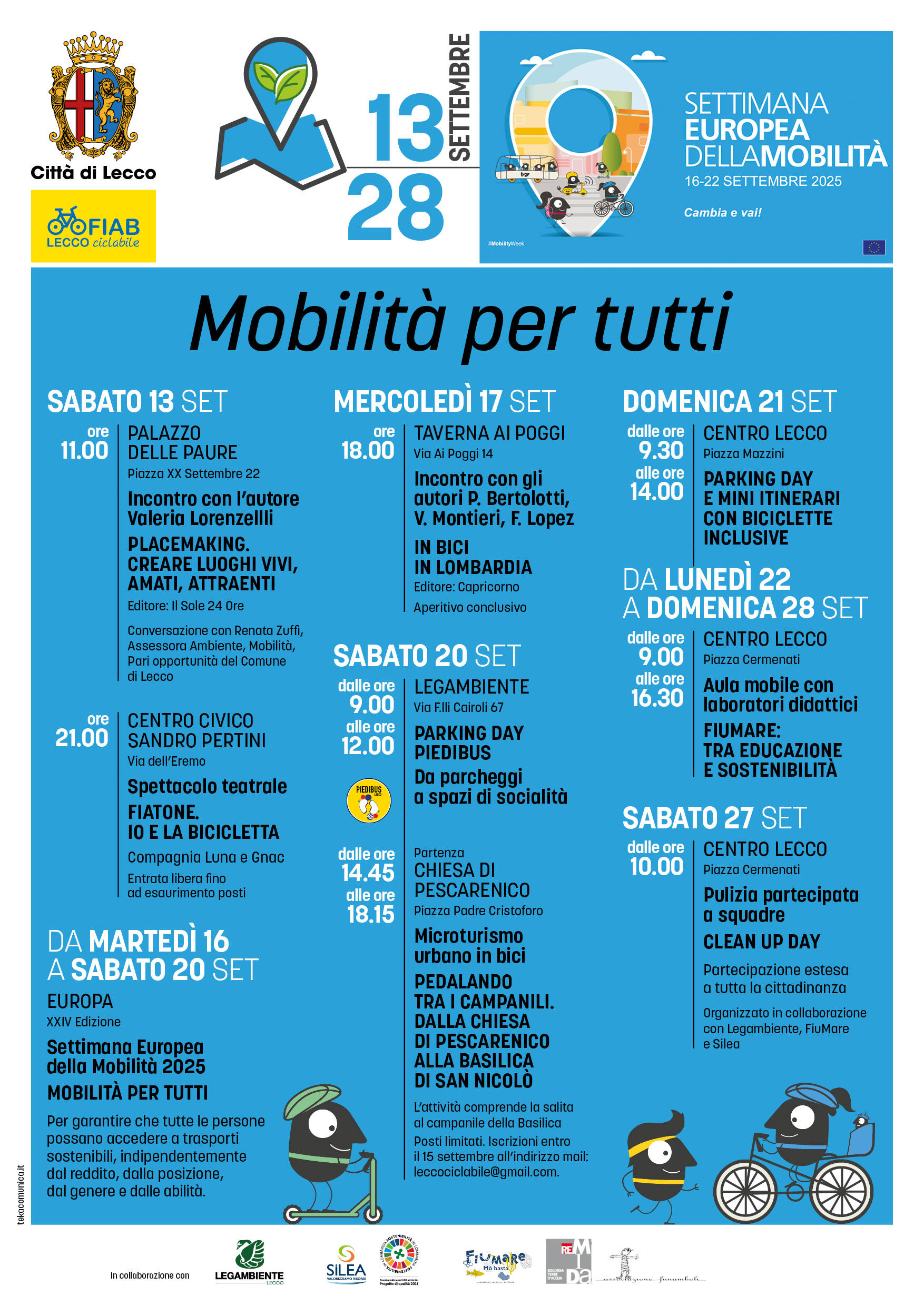 MOBILITA’ SOSTENIBILE UNA SETTIMANA DI APPUNTAMENTI