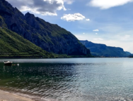 La SS36 fra Abbadia e Lecco dal lago