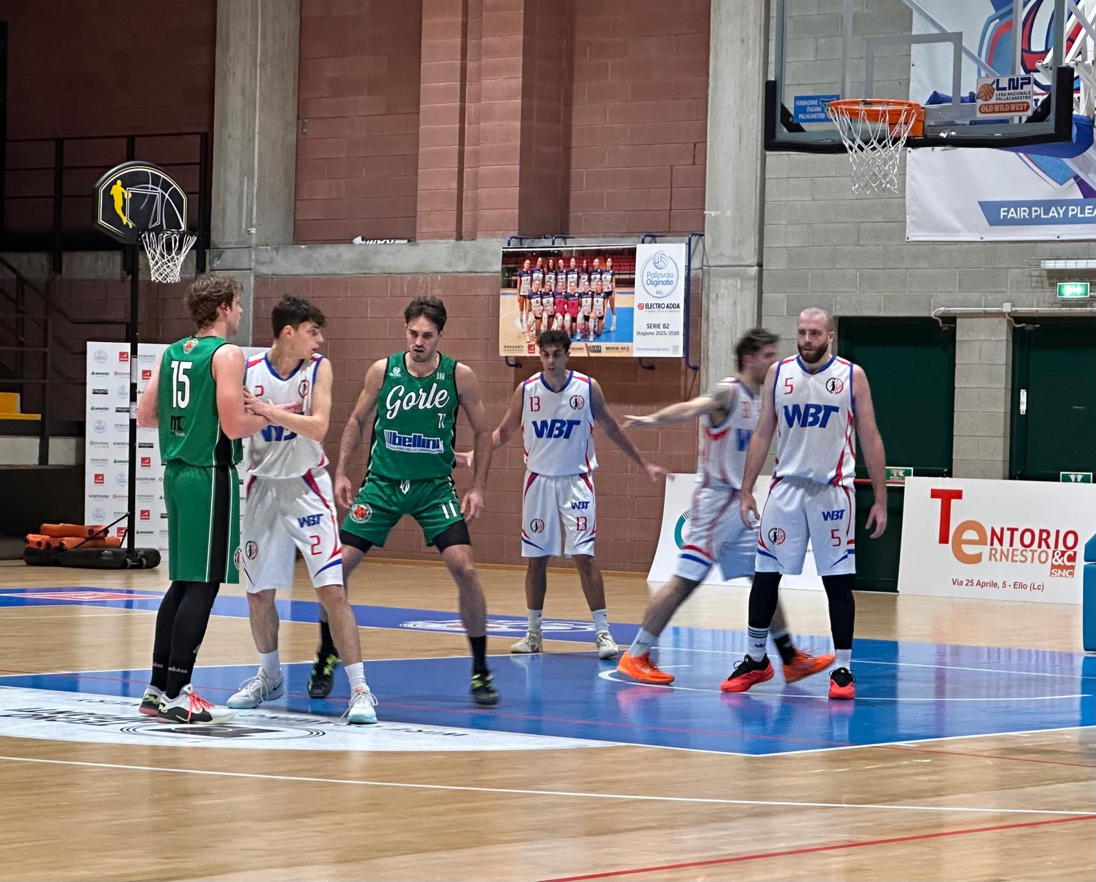 CARPE DIEM SOLIDA E CONCRETA: GORLE SI ARRENDE 71-60