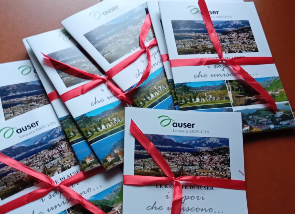 AUSER LECCO PRESENTA “I SAPORI CHE UNISCONO”, UN NUOVO RICETTARIO