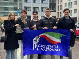 gioventù nazionale  MANIFESTAZIONE PER LA SICUREZZA