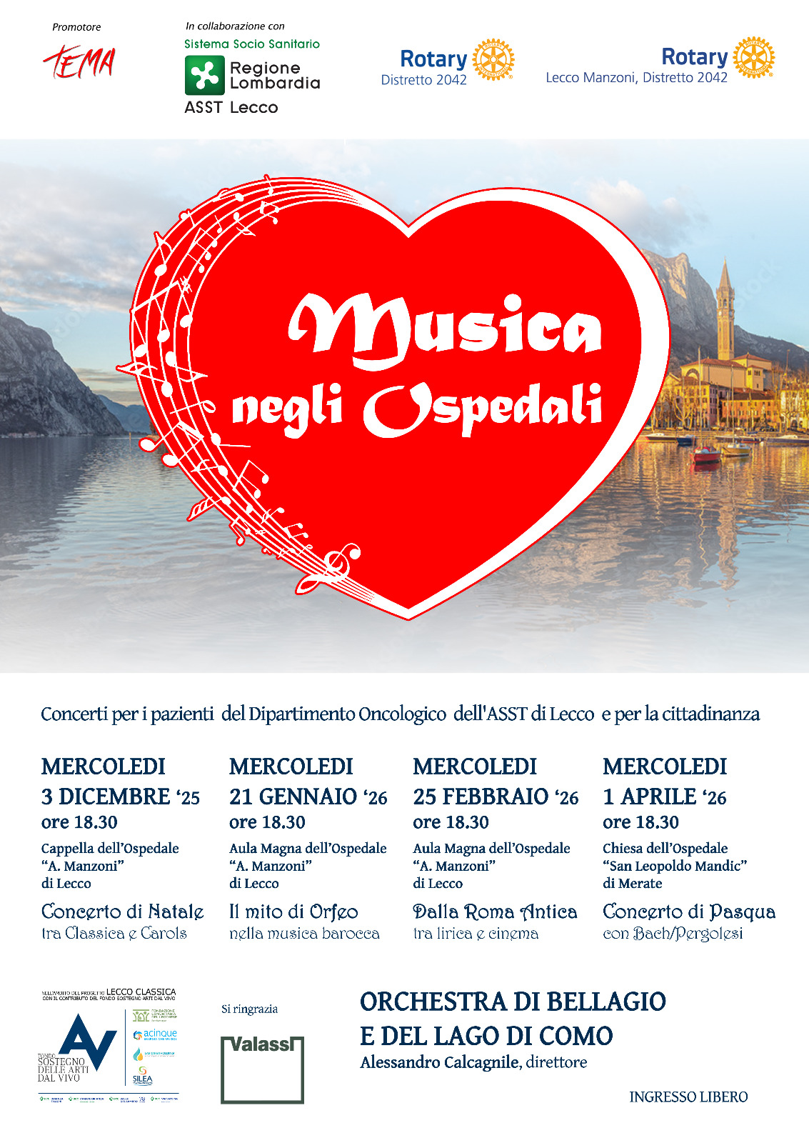 TORNA A LECCO IL PROGETTO “MUSICA NEGLI OSPEDALI”