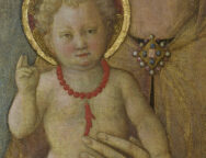 particolare Madonna Lovere opera Madonna col Bambino capolavoro  per lecco