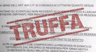 Volantino truffa