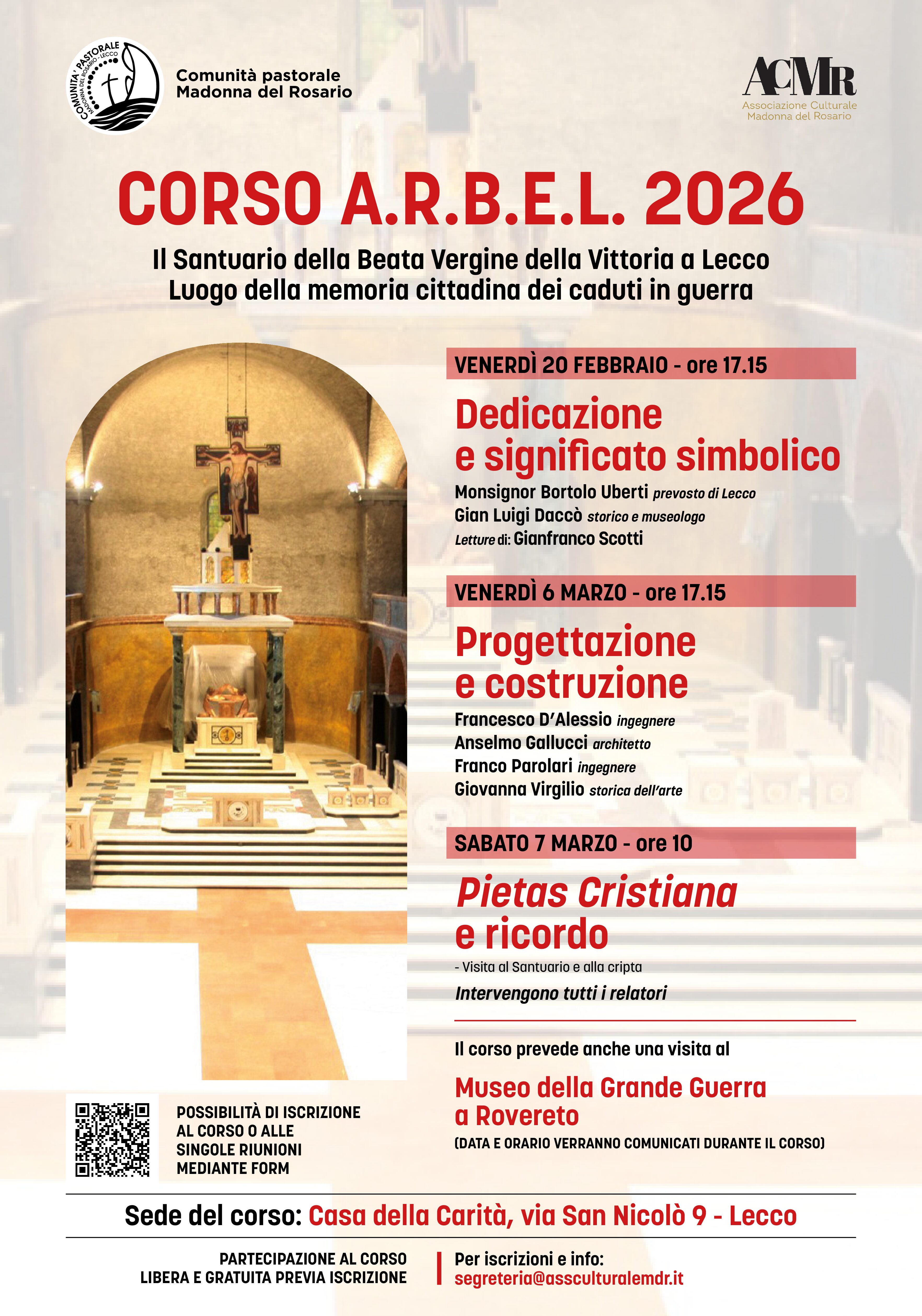 Locandina corso ARBEL 9.2.2026