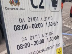 Parcheggi blu Lecco 3
