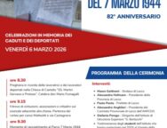 IN MEMORIA DEI CADUTI E DEI DEPORTATI NEL 79° ANNIVERSARIO DEGLI SCIOPERI DEL 7 MARZO 1944