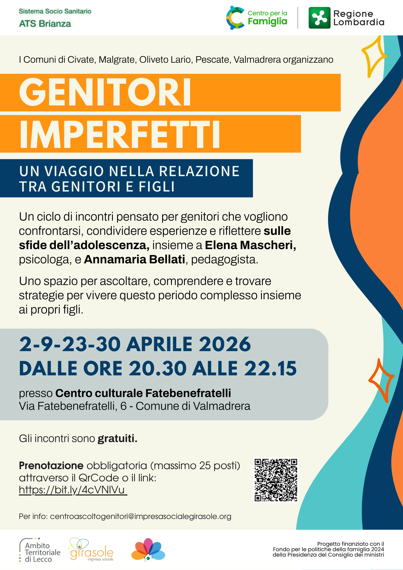 LINFA – LECCO: SPAZI DI CONFRONTO E SOSTEGNO PER GENITORI E BAMBINI