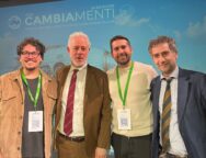 GenoGra, startup vincitrice, con Matteo Reale Presidente Cna Milano e Stefano Binda Segretario Cna Lombardia