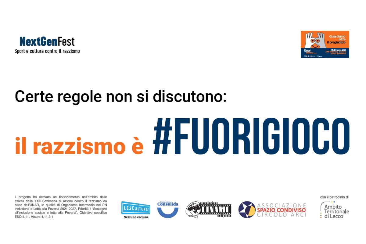NEXT GEN FEST: SPORT E CULTURA CONTRO IL RAZZISMO