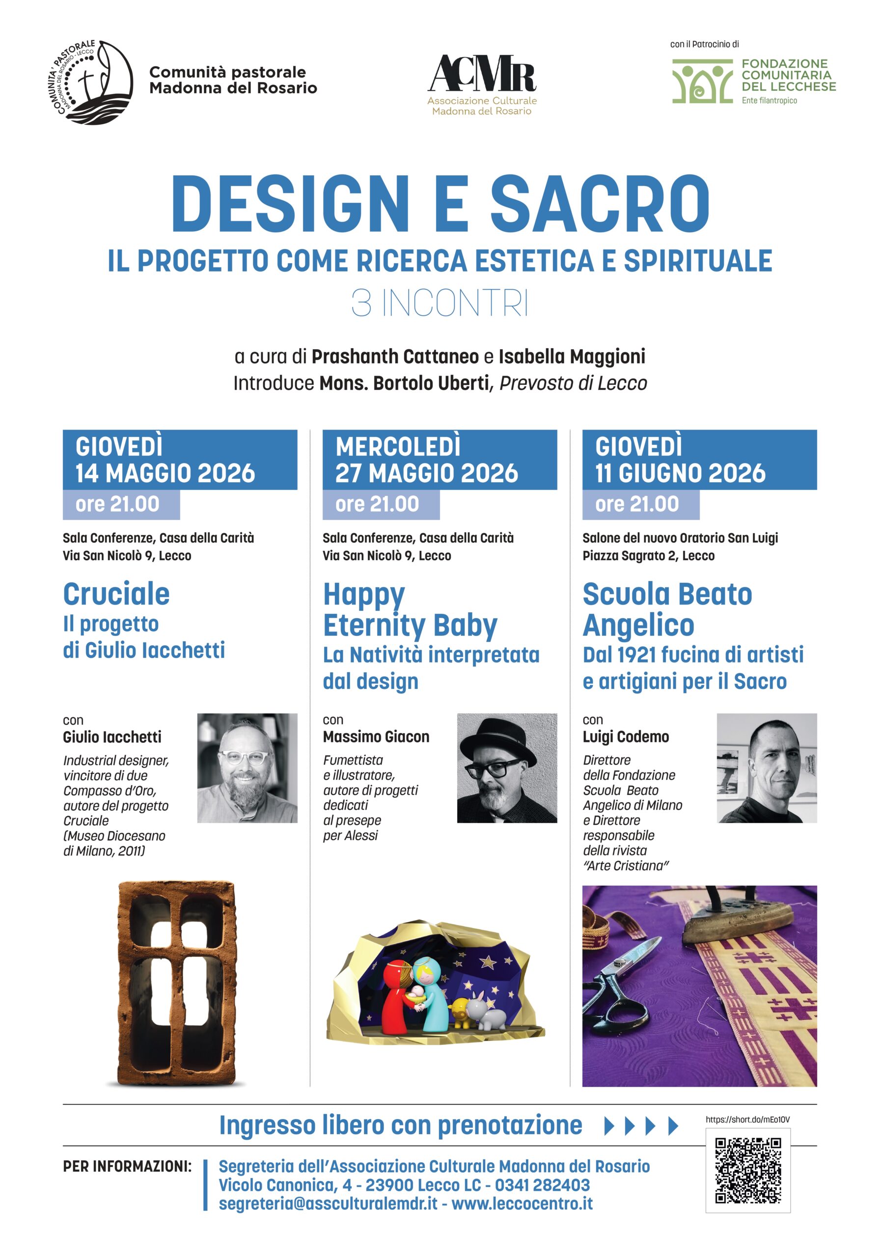 INIZIA IL PERCORSO “DESIGN E SACRO” IL PROGETTO COME RICERCA ESTETICA E SPIRITUALE