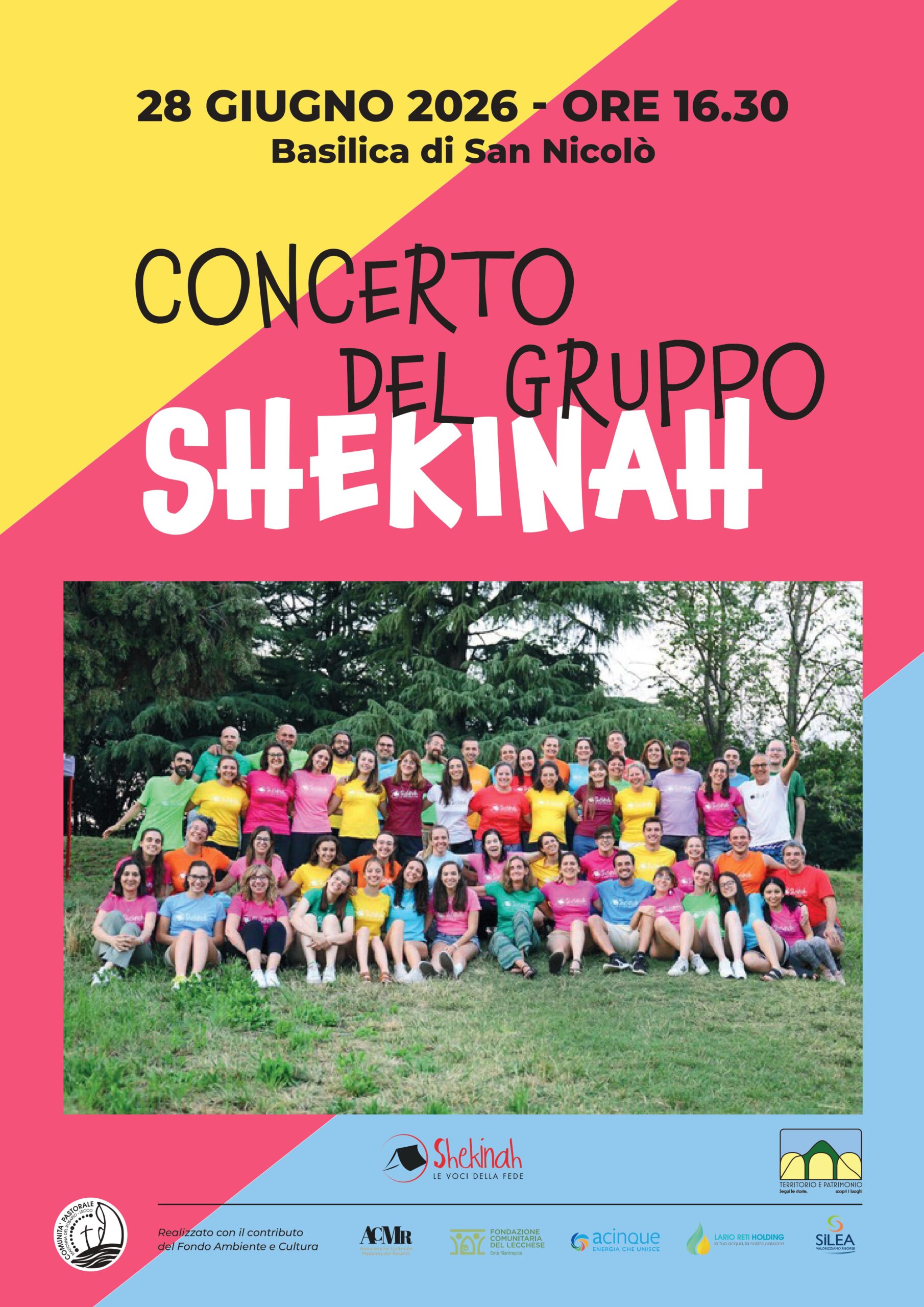 MUSICA, FEDE E TERRITORIO: IL GRUPPO SHEKINAH IN CONCERTO ALLA BASILICA DI SAN NICOLÒ