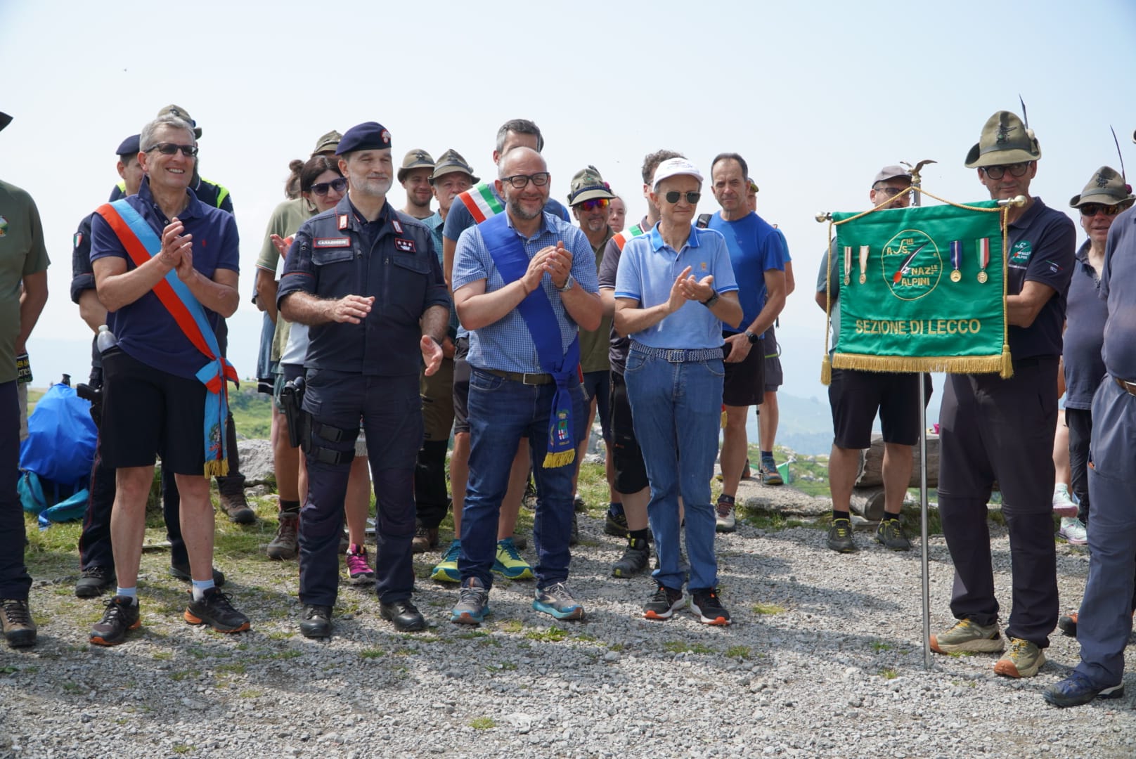 ANCHE IL PREFETTO PAOLO PONTA AL 73esimo RADUNO DEGLI ALPINI AL RIFUGIO CAZZANIGA-MERLINI