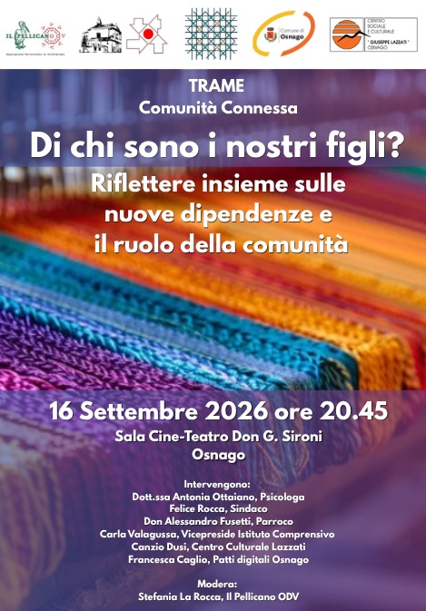 CON TRAME SI TESSE UNA COMUNITA’ CONNESSA