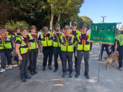 La pattuglia dei lecchesi al Campionato nazionale ANA cani da soccorso