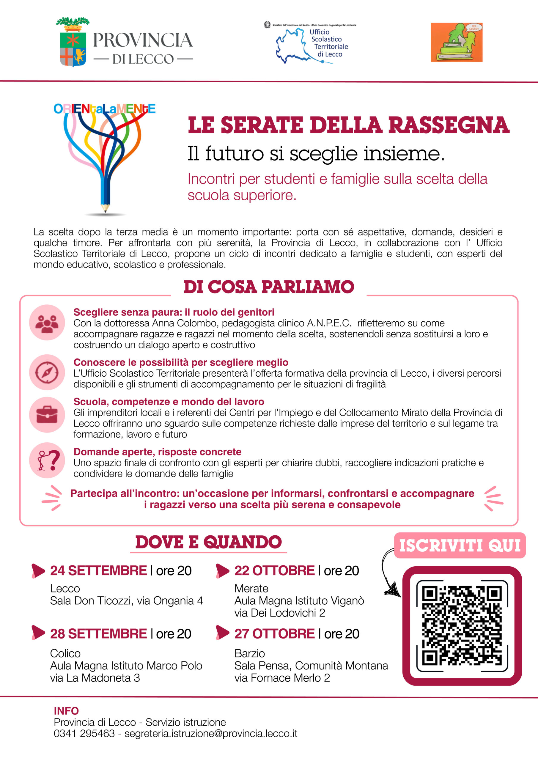 ORIENTALAMENTE 2026, QUATTRO INCONTRI PER AIUTARE FAMIGLIE E STUDENTI A SCEGLIERE IL FUTURO