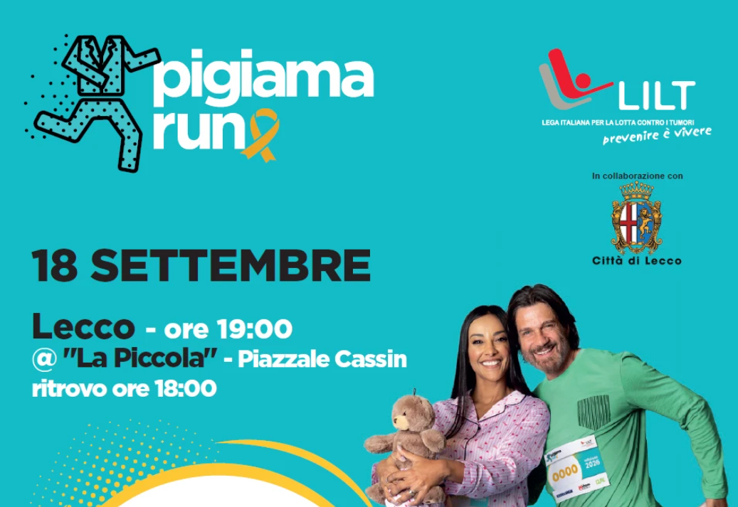 PIGIAMA RUN, LECCO TORNA A CORRERE PER LA SOLIDARIETÀ