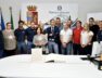 il Vicario dott. Luca Rocco con il personale della Questura di Lecco