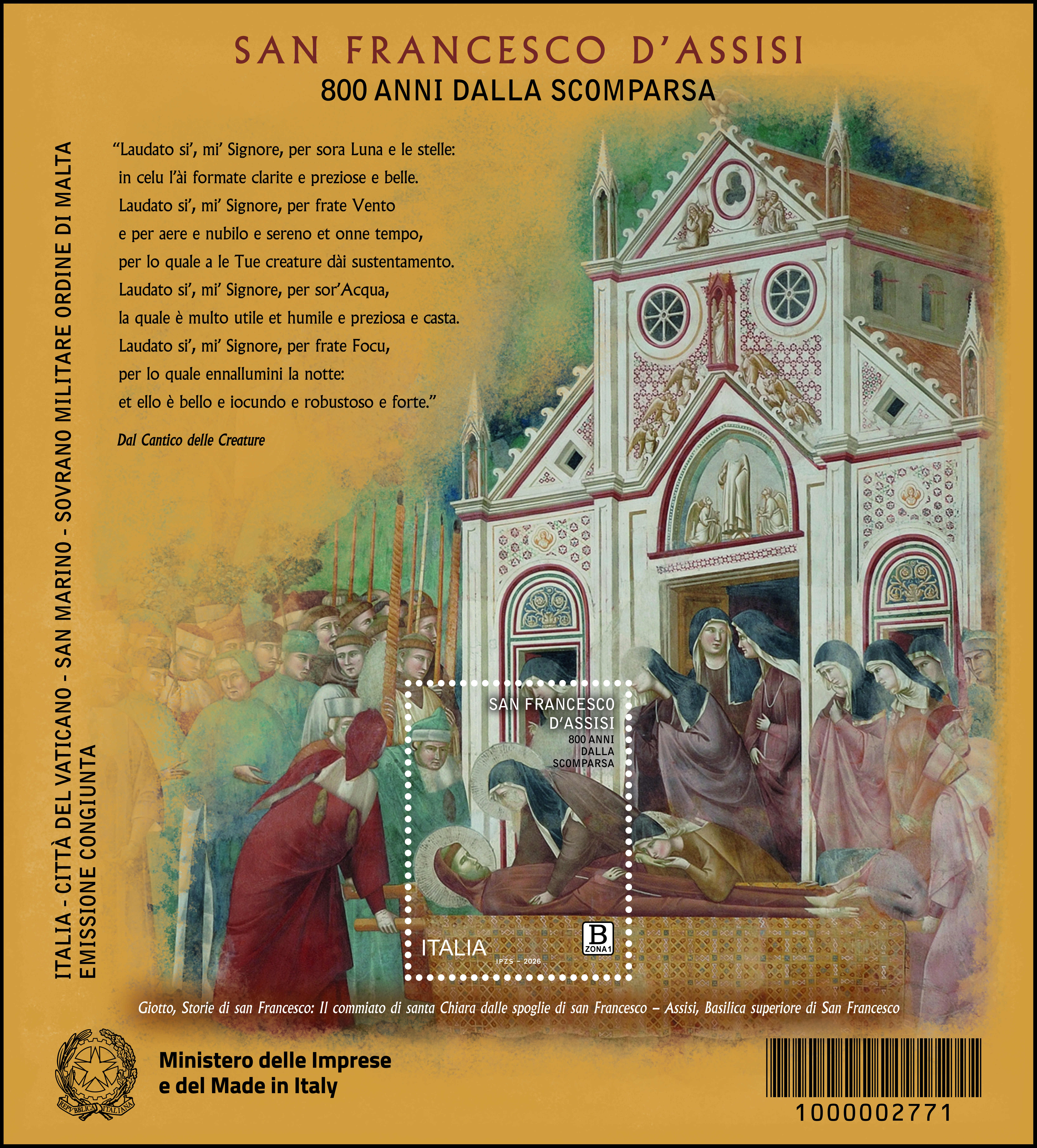 foglietto San Francesco