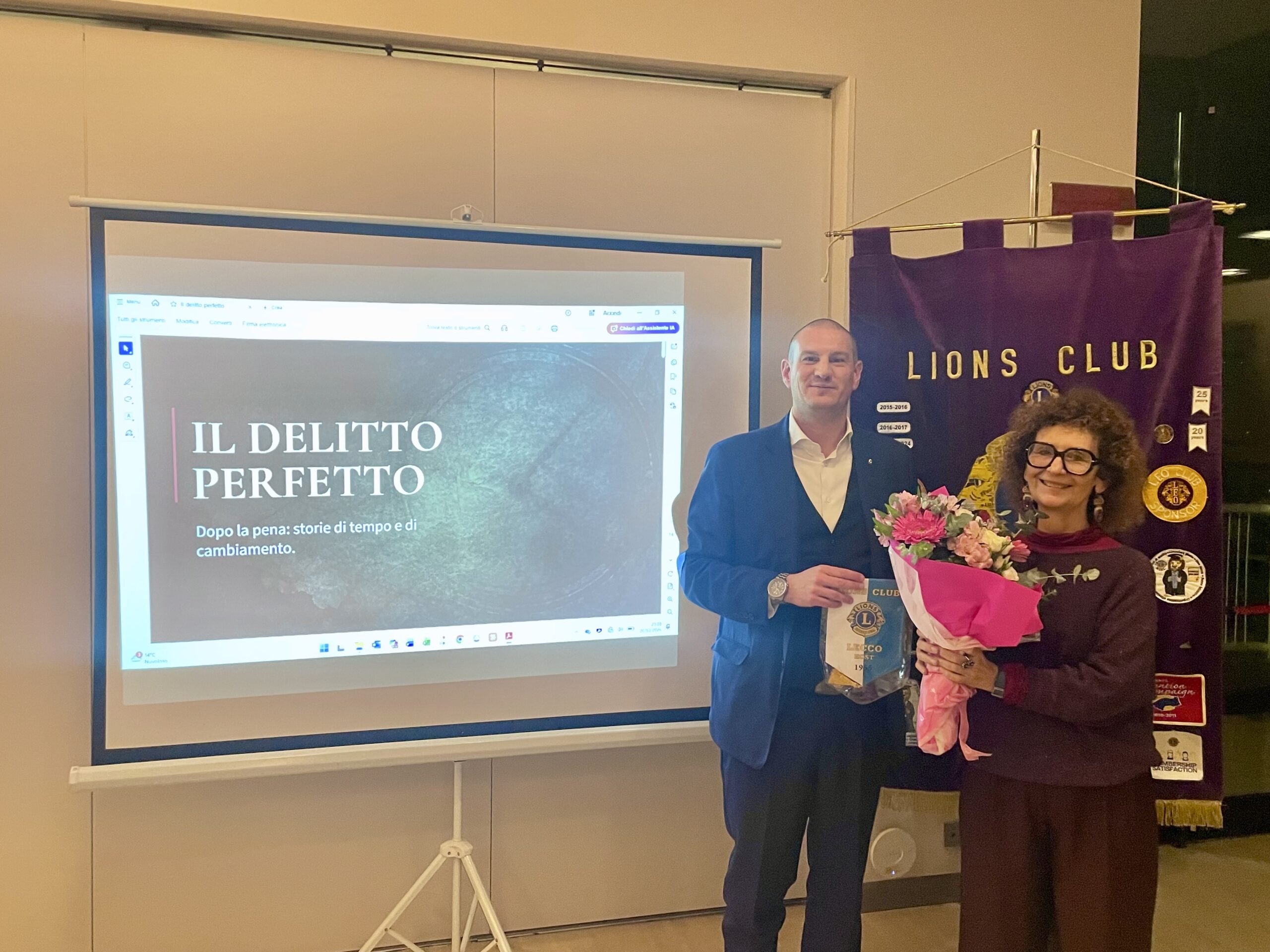 LIONS CLUB LECCO HOST, UNA SERATA PER RIFLETTERE SU COLPA E POSSIBILITA’ DI RICOMINCIARE