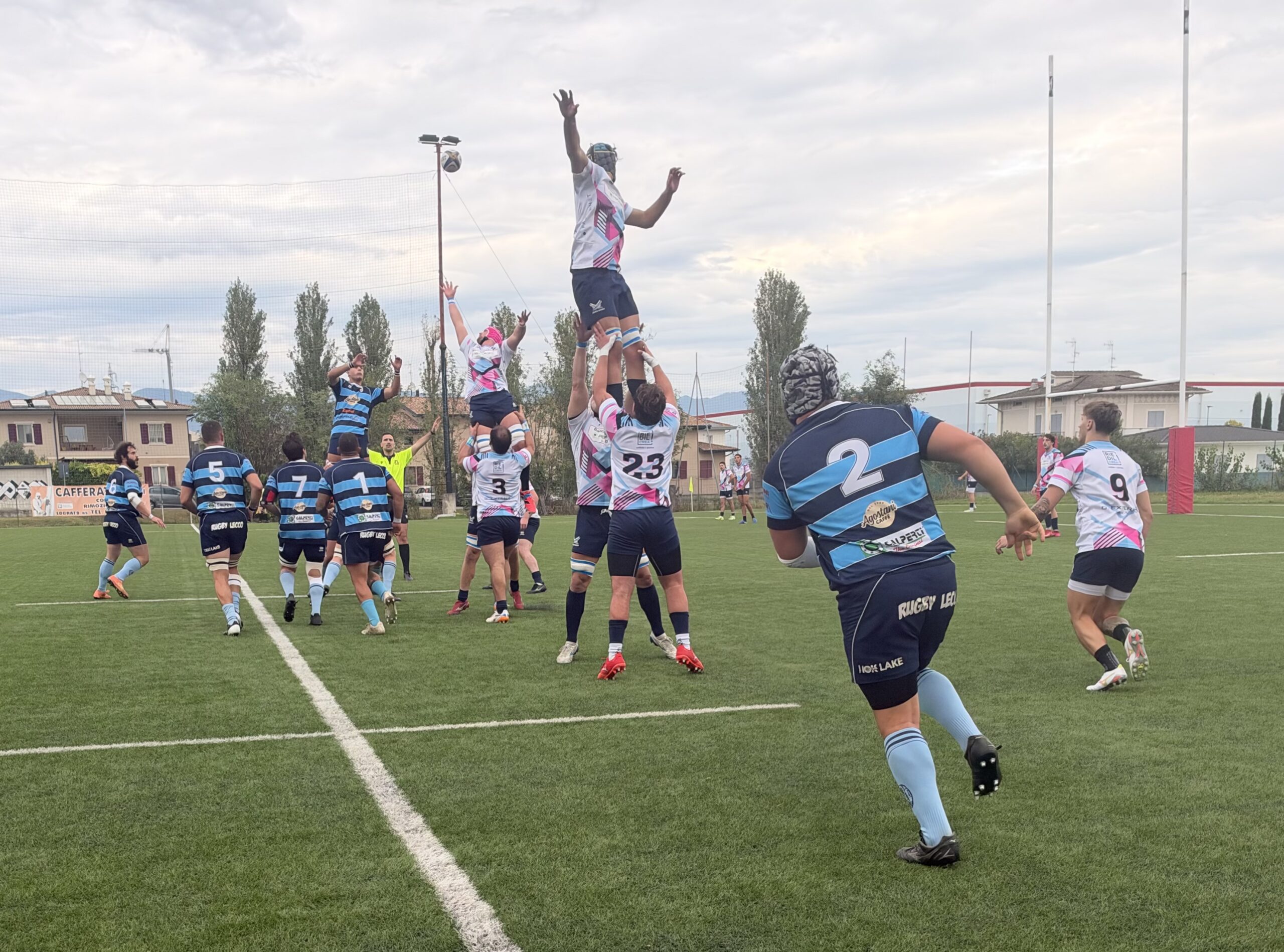 RUGBY LECCO CAFFE’ AGOSTANI, BRUSCO STOP CONTRO IL BRIXIA: FINISCE 31-12