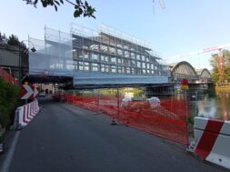Il cantiere al Ponte di Brivio (terza settimana). (2)