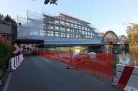 Il cantiere al Ponte di Brivio (terza settimana). (2)